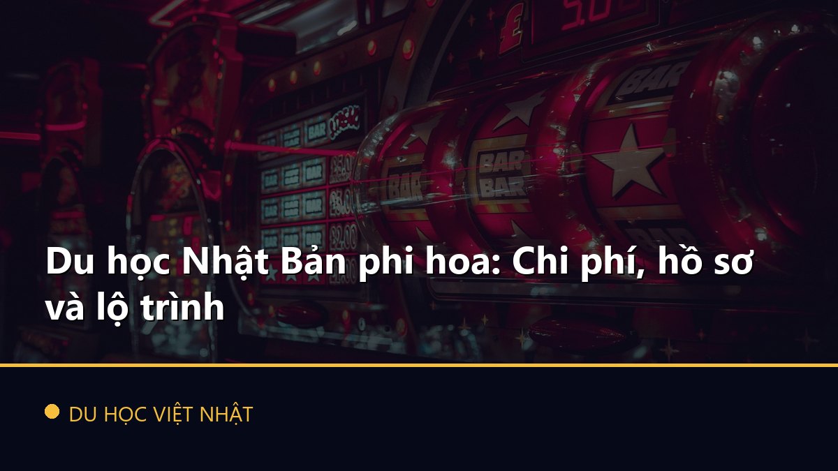 Du học Nhật Bản phi hoa: Chi phí, hồ sơ và lộ trình